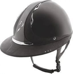 Produktbild von Antarès Premium Eclipse Reithelm Damen mit Swarovski für Pferde Schwarz oder Braun Größe M