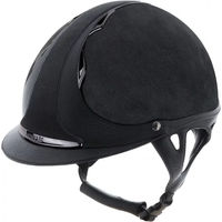 Produktbild von Antarès Reithelm aus Leder mit Gurtzeug Schwarz Unisex Größe L