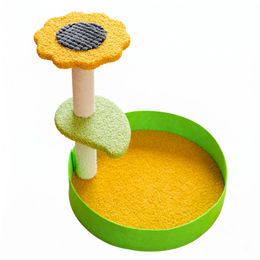 ANTCOOL Kratzbaum für Katzen in Grau mit Sisal und Plüsch – Bild 1 von 3