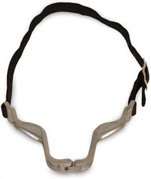 Produktbild von Anti-Ticker-Halsband für Pferde gegen HFI aus Nylon in Schwarz-Gold