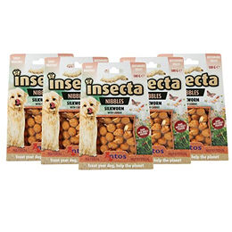 Antos Insecta Nibbles Silkworm Hundeleckerli mit Insektenprotein hypoallergen 5 x 100g - 5 x 100 g – Bild 1 von 4