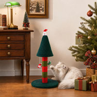 Produktbild von AOJU Weihnachts Kratzbaum für Katzen mit Spielzeug und Sisal 60cm