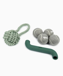 apaw Hundespielzeug PLAY Set zum Apportieren, Zerren und Werfen in Grün – Bild 1 von 1