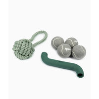 Produktbild von apaw Hundespielzeug PLAY Set zum Apportieren, Zerren und Werfen in Grün
