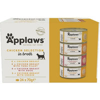 Produktbild von Applaws Applaws Cat Adult Chicken Selection Multipack Huhn in Brühe 24x70g