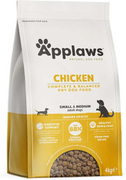 Applaws Hundefutter Adult Huhn für kleine und mittelgroße Hunde Getreidefrei und Glutenfrei 2 x 4 kg – Bild 1 von 1