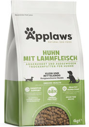Applaws Hundefutter Adult Huhn & Lamm für kleine & mittelgroße Hunde, getreidefrei und glutenfrei, 4 kg – Bild 1 von 1