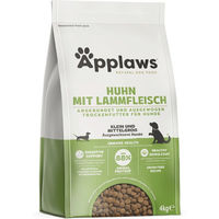 Produktbild von Applaws Hundefutter Adult Huhn & Lamm für kleine & mittelgroße Hunde, getreidefrei und glutenfrei, 4 kg