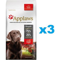 Produktbild von Applaws Hundefutter Huhn für ausgewachsene große Rassen getreidefrei und glutenfrei 6 kg (3x 2 kg) - 3 x 2 kg