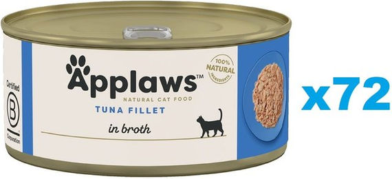 Produktbild von Applaws Katzen Leckerli Adult Thunfisch 70 g - 72 x 70 g
