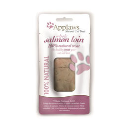 Applaws Katzen Leckerli Lachsfilet am Stück für erwachsene Katzen 30g - 12 x 30 g – Bild 1 von 3