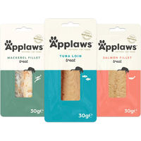 Produktbild von Applaws Katzen Leckerli Thunfisch und Lachs Multipack 24 x 30 g