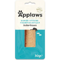 Produktbild von Applaws Katzen Leckerli Thunfischfilet am Stück für erwachsene Katzen 30g - 30 g