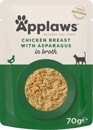 Applaws Katzen Nassfutter Adult Huhn in Sauce 12 x 70 g mit hohem Fleischanteil ohne Farb- und Aromastoffe - 720 g – Bild 1 von 7