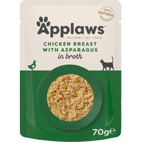 Produktbild von Applaws Katzen Nassfutter Adult Huhn in Sauce 12 x 70 g mit hohem Fleischanteil ohne Farb- und Aromastoffe - 720 g