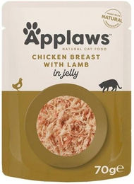 Applaws Katzen Nassfutter Adult Huhn und Lamm in Gelee 16 x 70 g getreidefrei - 16 x 70 g – Bild 1 von 5