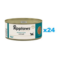 Produktbild von Applaws Katzen Nassfutter Adult Meeresfisch in Brühe 24x156 g - 24 x 156 g