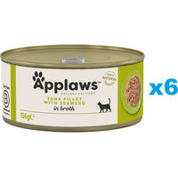 Produktbild von Applaws Katzen Nassfutter Adult Thunfisch in Brühe 6x 156 g mit hohem Fleischanteil glutenfrei - 24 x 156 g