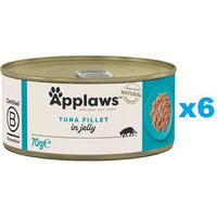 Produktbild von Applaws Katzen Nassfutter Adult Thunfisch in Gelee 6 x 70g - 12 x 70 g