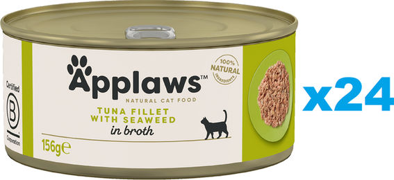 Applaws Katzen Nassfutter Adult Thunfisch in Sauce glutenfrei 24x 156 g - 24 x 156 g – Bild 1 von 2