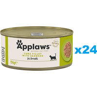 Produktbild von Applaws Katzen Nassfutter Adult Thunfisch in Sauce glutenfrei 24x 156 g - 24 x 156 g