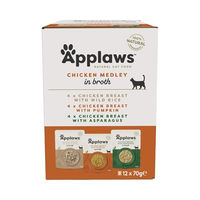 Produktbild von Applaws Katzen Nassfutter Chicken Selection Multipack 12x70g