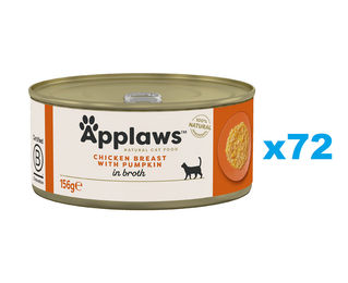 Applaws Katzen Nassfutter Huhn in Sauce für adulte Katzen 72x156 g - 72 x 156 g – Bild 1 von 4