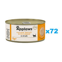 Produktbild von Applaws Katzen Nassfutter Huhn Stückchen in Sauce Adult 72x70 g mit hohem Fleischanteil laktosefrei - 72 x 70 g
