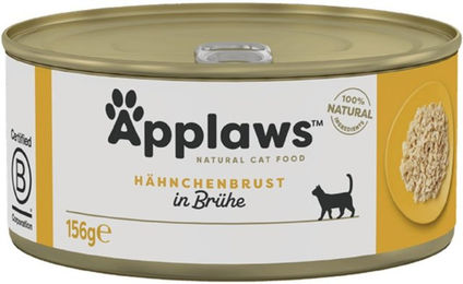 Produktbild von Applaws Katzen Nassfutter Hühnchenbrust Filets für Adult ohne Farb- und Aromastoffe 24x156g