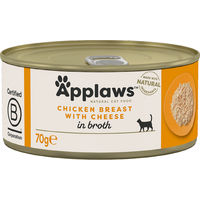 Produktbild von Applaws Katzen Nassfutter Hühnchenbrust und Käse Adult 24 x 70 g - 24 x 70 g