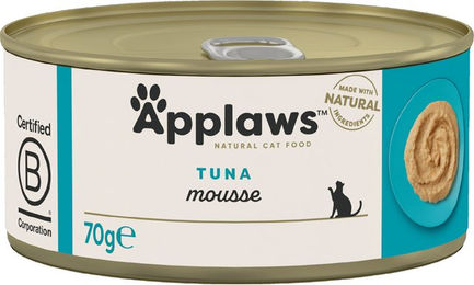 Applaws Katzen Nassfutter Mousse Thunfisch Adult 6 x 70 g - 6 x 70 g – Bild 1 von 6