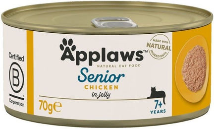 Applaws Katzen Nassfutter Senior Huhn in Gelee 70g - 24 x 70 g – Bild 1 von 4