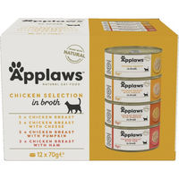Produktbild von Applaws Katzen Nassfutter Thunfischfilet in Sauce, glutenfrei, 24 x 70 g
