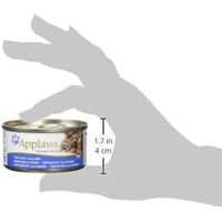 Produktbild von Applaws Katzen Nassfutter Thunfischfilet und Krabbenfleisch Adult 24 x 70 g ohne Farb- und Aromastoffe - 24 x 70 g