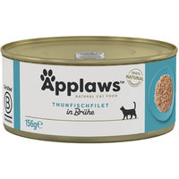 Produktbild von Applaws Katzen Nassfutter Thunfischfilets für Adult mit hohem Fleischanteil 24x156g