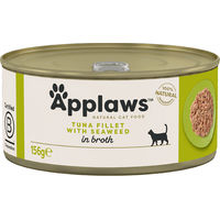 Produktbild von Applaws Katzen Nassfutter Thunfischfilets mit Meeresalgen Adult 24 x 156 g - 24 x 156 g