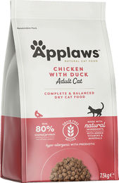 Applaws Katzen Trockenfutter Adult Huhn und Ente getreidefrei 7,5 kg - 7,5 kg – Bild 1 von 8