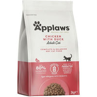 Produktbild von Applaws Katzen-Trockenfutter Huhn & Ente Adult Getreidefrei 2 kg - 2 kg