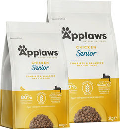 Applaws Katzen Trockenfutter Senior Huhn getreidefrei 400 g - 400 g – Bild 1 von 13