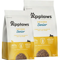 Produktbild von Applaws Katzen Trockenfutter Senior Huhn getreidefrei 400 g - 400 g
