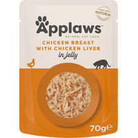 Produktbild von Applaws Katzenfutter Huhn mit Hühnerleber in Gelee Adult 16 x 70 g - 16 x 70 g