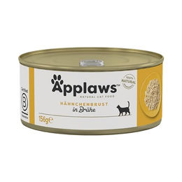 Applaws Katzenfutter Huhn Stückchen in Sauce Monoprotein mit hohem Fleischanteil 24 x 156 g Dosen – Bild 1 von 6