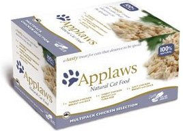 Applaws Katzenfutter Hühnchenauswahl Multipack 8 x 60g für ausgewachsene Katzen - 8 x 60 g – Bild 1 von 12