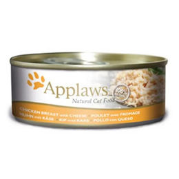 Applaws Katzenfutter Hühnchenbrust & Käse mit hohem Fleischanteil glutenfrei 24 x 156 g - 24 x 156 g – Bild 1 von 3