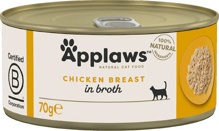 Applaws Katzenfutter Hühnerbrust in Brühe Adult 24 x 70 g - 24 x 70 g – Bild 1 von 10