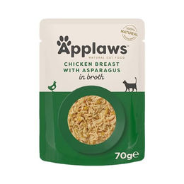 Applaws Katzenfutter Nass Huhn mit Spargel in Brühe Adult 12 x 70 g - 12 x 70 g – Bild 1 von 13
