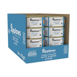 Applaws Katzenfutter Nass Thunfisch und Garnele Filets in Sauce 24x70g Dose - 24 x 70 g – Bild 1 von 10