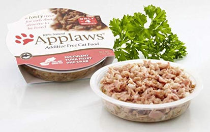 Applaws Katzenfutter Thunfischfilet mit Krabben Adult 10 x 60 g - 10 x 60 g – Bild 1 von 6