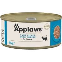 Produktbild von Applaws Katzenfutter Thunfischfilets und Käse Adult Glutenfrei Hoher Fleischanteil 24 x 156 g - 24 x 156 g