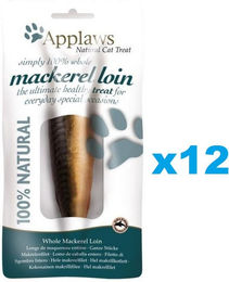 Applaws Katzensnacks Makrelenfilet in Fischsoße getreidefrei 12x 30g - 12 x 30 g – Bild 1 von 3